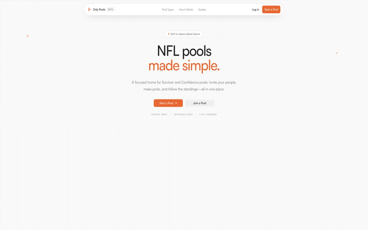 Only Pools preview